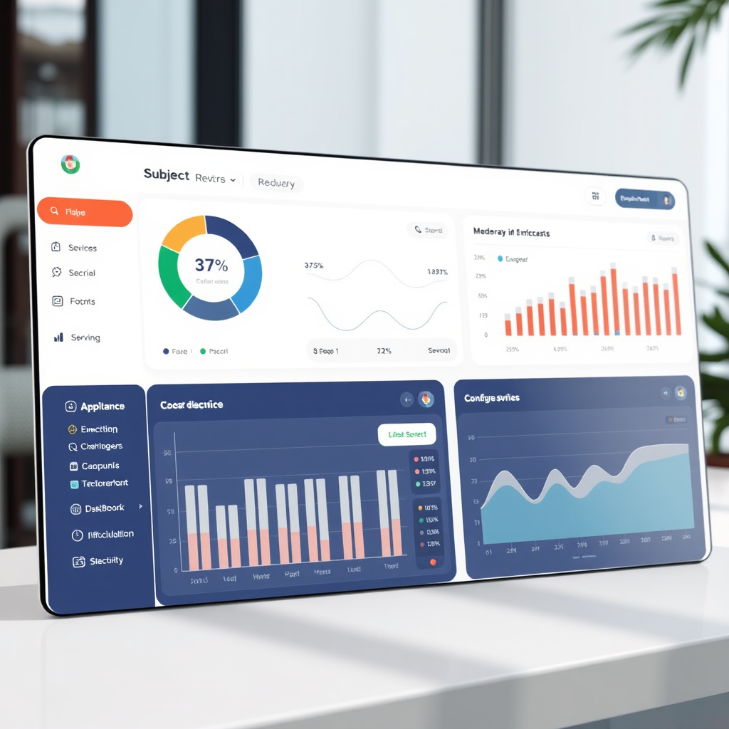 Moderní dashboard pro správu účtů s bezpečnostními funkcemi a přehledným rozhraním